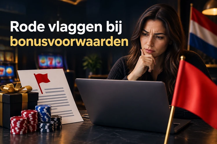 Rode vlaggen bij bonusvoorwaarden